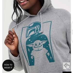 🆕STAR WARS THE MANDALORIAN HOODIE - FLEECE